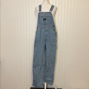 Harley-Davidson Light Blue Denim Overalls Jumpsuit